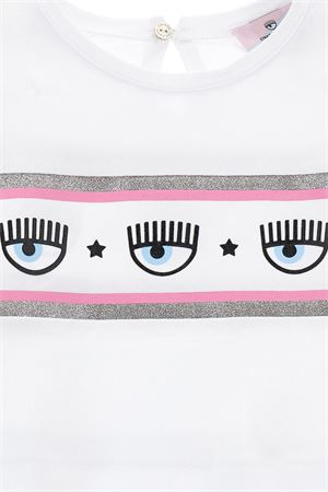 T-shirt maxi logo in cotone CHIARA FERRAGNI | 53A60310410099